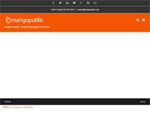 Tablet Screenshot of mangopublic.com